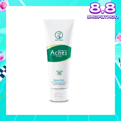 ACNES Amino Acid Soap-free Creamy Face Wash (Anti-Acne & Oil-Control) 100g
