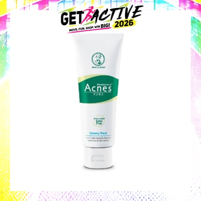 ACNES - Amino Acid Soap-free Creamy Face Wash (Anti-Acne & Oil-Control) 100g image