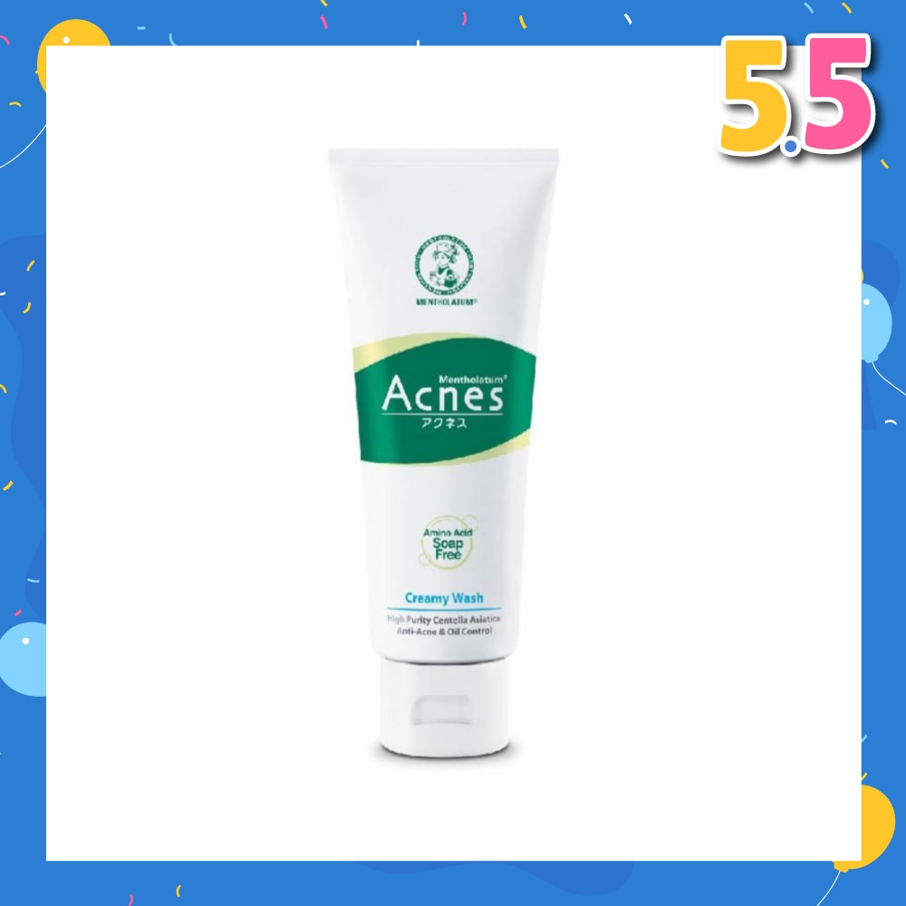 Amino Acid Soap-free Creamy Face Wash (Anti-Acne & Oil-Control) 100g