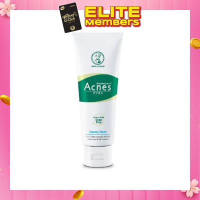 ACNES Amino Acid Soap-free Creamy Face Wash (Anti-Acne & Oil-Control) 100g