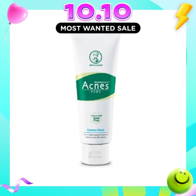 ACNES Amino Acid Soap free Creamy Face Wash (Anti Acne & Oil Control) 100g image