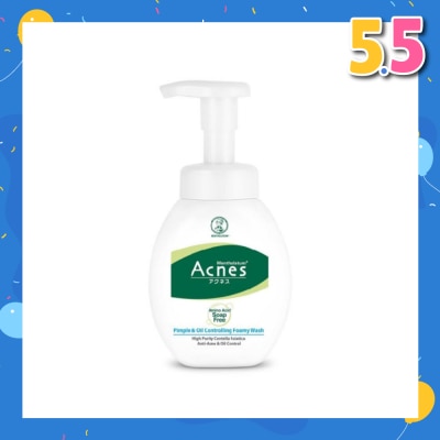 ACNES Bubble Foam Anti-Pimple Formula Wash (Anti-Bacterial & Oil-Control) 150g