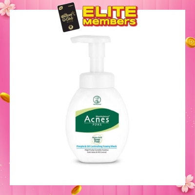 ACNES Bubble Foam Anti-Pimple Formula Wash (Anti-Bacterial & Oil-Control) 150g