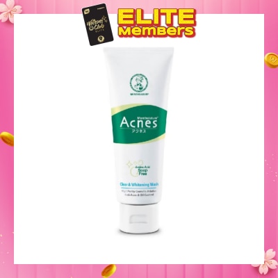 ACNES Clear and Whitening Wash (For Oily & Troubled Skin) 100ml