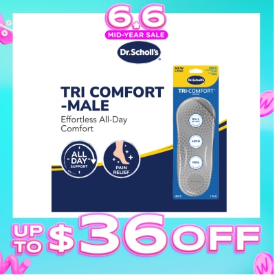 DR SCHOLL’S - Tri-Comfort Insoles Men 1s