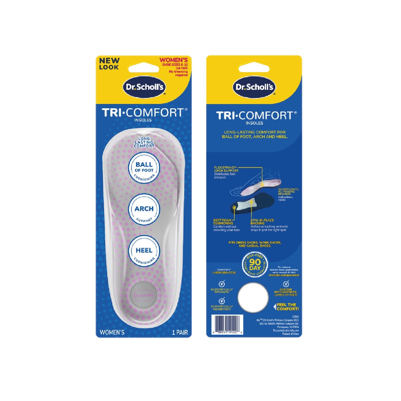 Tri-Comfort Insoles Women 1s