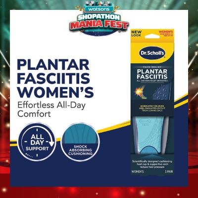 DR SCHOLL’S - Plantar Fasciitis Pain Relief Orthotics Women 1s