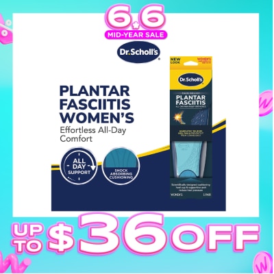 DR SCHOLL’S - Plantar Fasciitis Pain Relief Orthotics Women 1s
