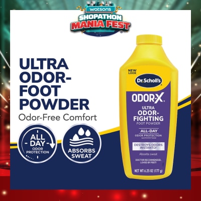 DR SCHOLL’S - OdorX Ultra Odor-Fighting Foot Powder 177g