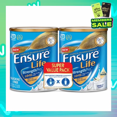 ENSURE Life Strength Pro™ Sucrose-Free Super Value Pack 800g x 2s