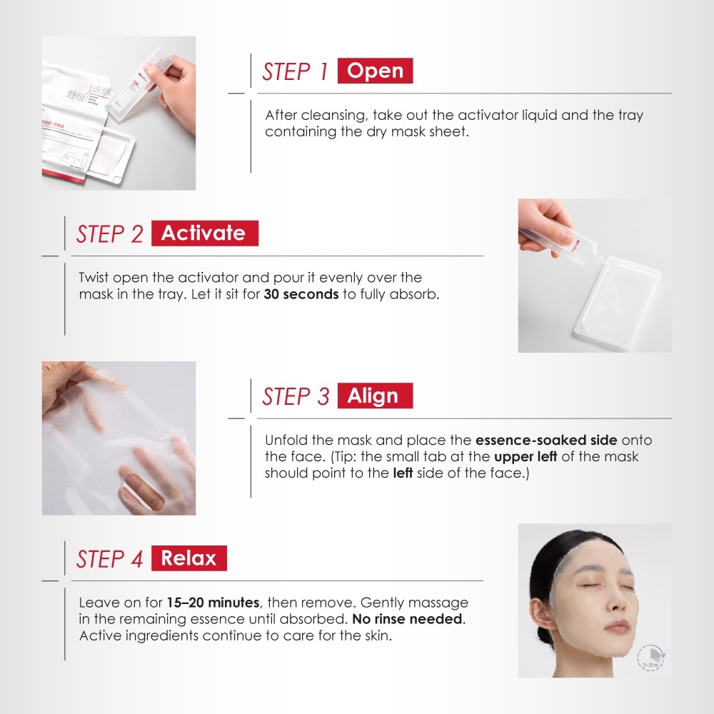 Soothing Quick-Repairing Freeze-Dried Collagen Mask + Solvent 6s