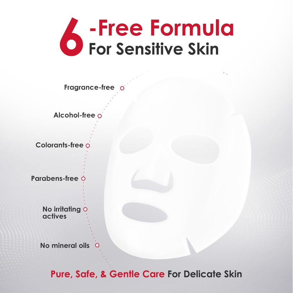 Sensitiveness Relieving Moisturizing And Smoothing Face Mask 6s
