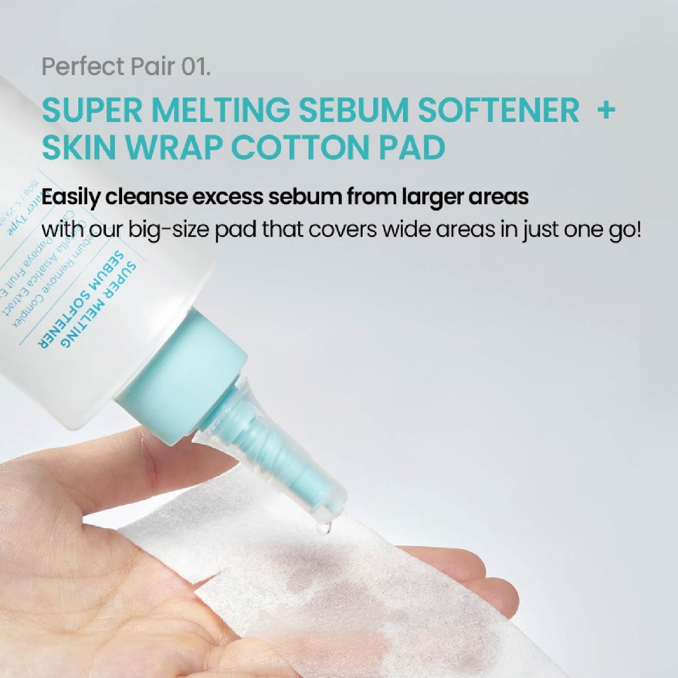 Super Melting Sebum Softener + Skin Wrap Cotton Pad Pack 1s