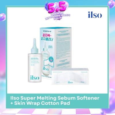 ILSO - Super Melting Sebum Softener + Skin Wrap Cotton Pad Pack 1s