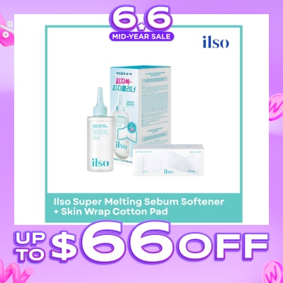 ILSO - Super Melting Sebum Softener + Skin Wrap Cotton Pad Pack 1s