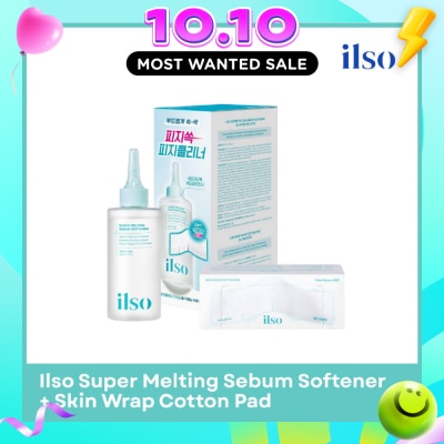 ILSO Super Melting Sebum Softener + Skin Wrap Cotton Pad Pack 1s image