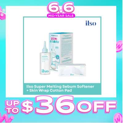 ILSO - Super Melting Sebum Softener + Skin Wrap Cotton Pad Pack 1s