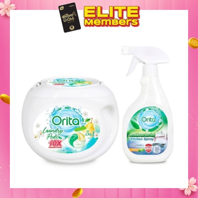 ORITA Kitchen Spray + Laundry Pod Bundle Set 1s