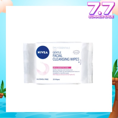 NIVEA Visage Gentle Facial Cleansing Wipes 25s