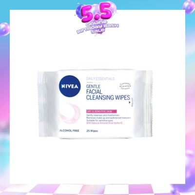 NIVEA - Visage Gentle Facial Cleansing Wipes 25s