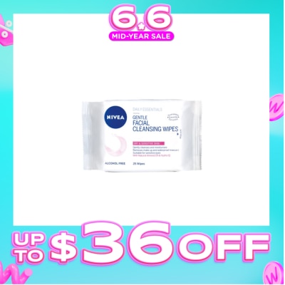 NIVEA - Visage Gentle Facial Cleansing Wipes 25s