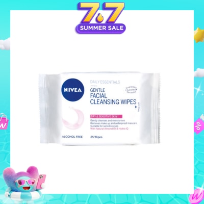 NIVEA - Visage Gentle Facial Cleansing Wipes 25s