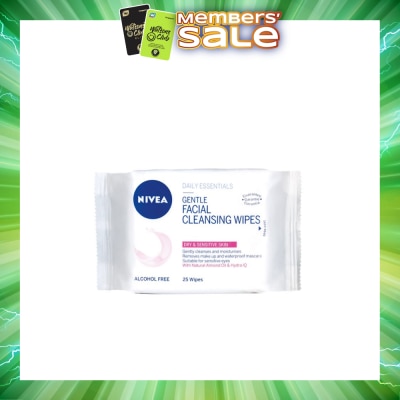 NIVEA - Visage Gentle Facial Cleansing Wipes 25s