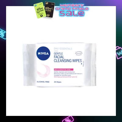 NIVEA Visage Gentle Facial Cleansing Wipes 25s