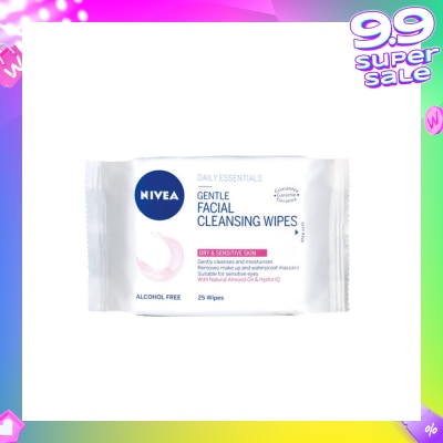 NIVEA Visage Gentle Facial Cleansing Wipes 25s