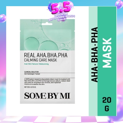 SOME BY MI - Real AHA BHA PHA Calming Care Mask 20g