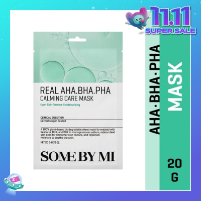 SOME BY MI Real AHA BHA PHA Calming Care Mask 20g