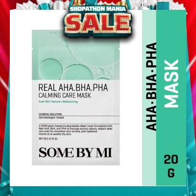 SOME BY MI - Real AHA BHA PHA Calming Care Mask 20g
