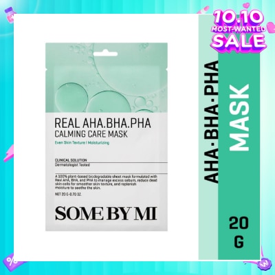SOME BY MI Real AHA BHA PHA Calming Care Mask 20g
