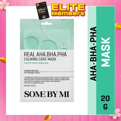 SOME BY MI Real AHA BHA PHA Calming Care Mask 20g