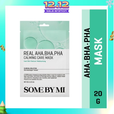 SOME BY MI Real AHA BHA PHA Calming Care Mask 20g