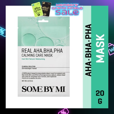 SOME BY MI Real AHA BHA PHA Calming Care Mask 20g