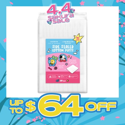 WATSONS - Line Friends Minini Side Sealed Cotton Puffs 189s