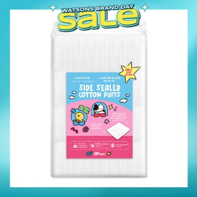 WATSONS - Line Friends Minini Side Sealed Cotton Puffs 189s