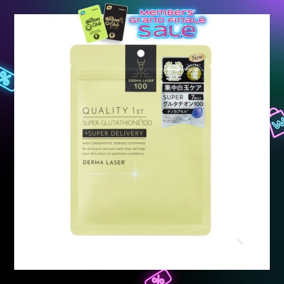 QUALITY 1ST Derma Laser Super Glutathione 100 Mask 7s