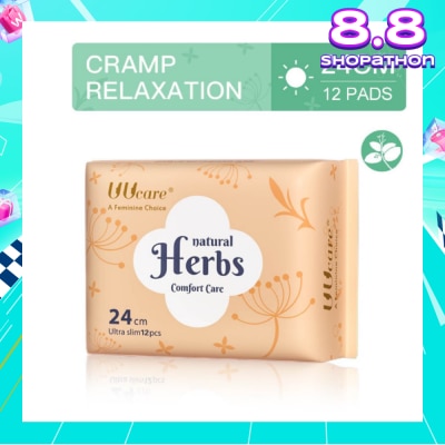 UUCare® Natural Herbs Comfort Care Herbal Pad Ultra Slim 24cm 12s
