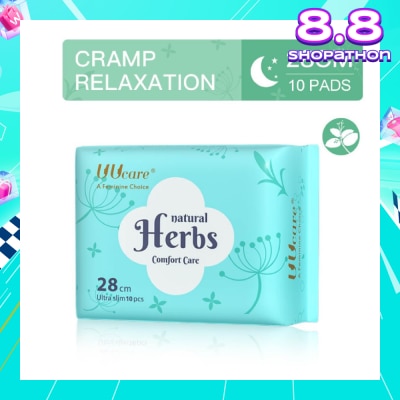 UUCare® Natural Herbs Comfort Care Herbal Pad Ultra Slim 28cm 10s