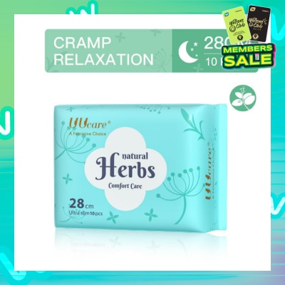 UUCare® Natural Herbs Comfort Care Herbal Pad Ultra Slim 28cm 10s