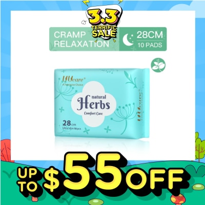 UUCare® Natural Herbs Comfort Care Herbal Pad Ultra Slim 28cm 10s