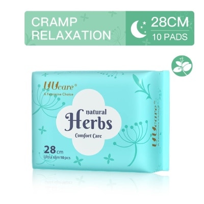 UUCare® Natural Herbs Comfort Care Herbal Pad Ultra Slim 28cm 10s