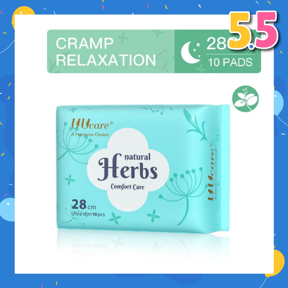 Natural Herbs Comfort Care Herbal Pad Ultra Slim 28cm 10s