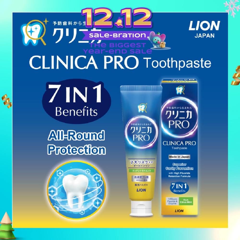 7-in-1 Benefits With Rich Citrus Mint Toothpaste 95g