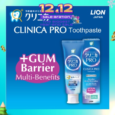 CLINICA +Gum Barrier Multi-Benefits With Natural Green Mint Toothpaste 95g