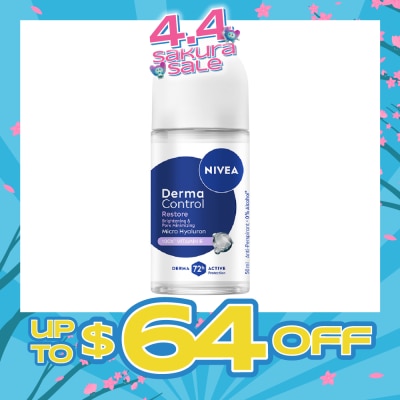 NIVEA - Female Deodorant Derma Control Restore Roll On 50ml