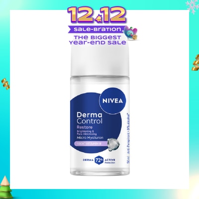 NIVEA Female Deodorant Derma Control Restore Roll On 50ml