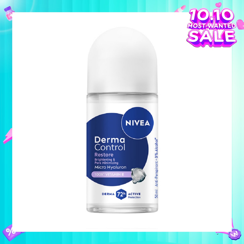Female Deodorant Derma Control Restore Roll On 50ml
